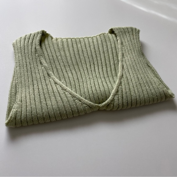 JORESS, XS SLEEVELESS TOP, LIGHT GREEN, CROP TOP - Picture 6 of 7